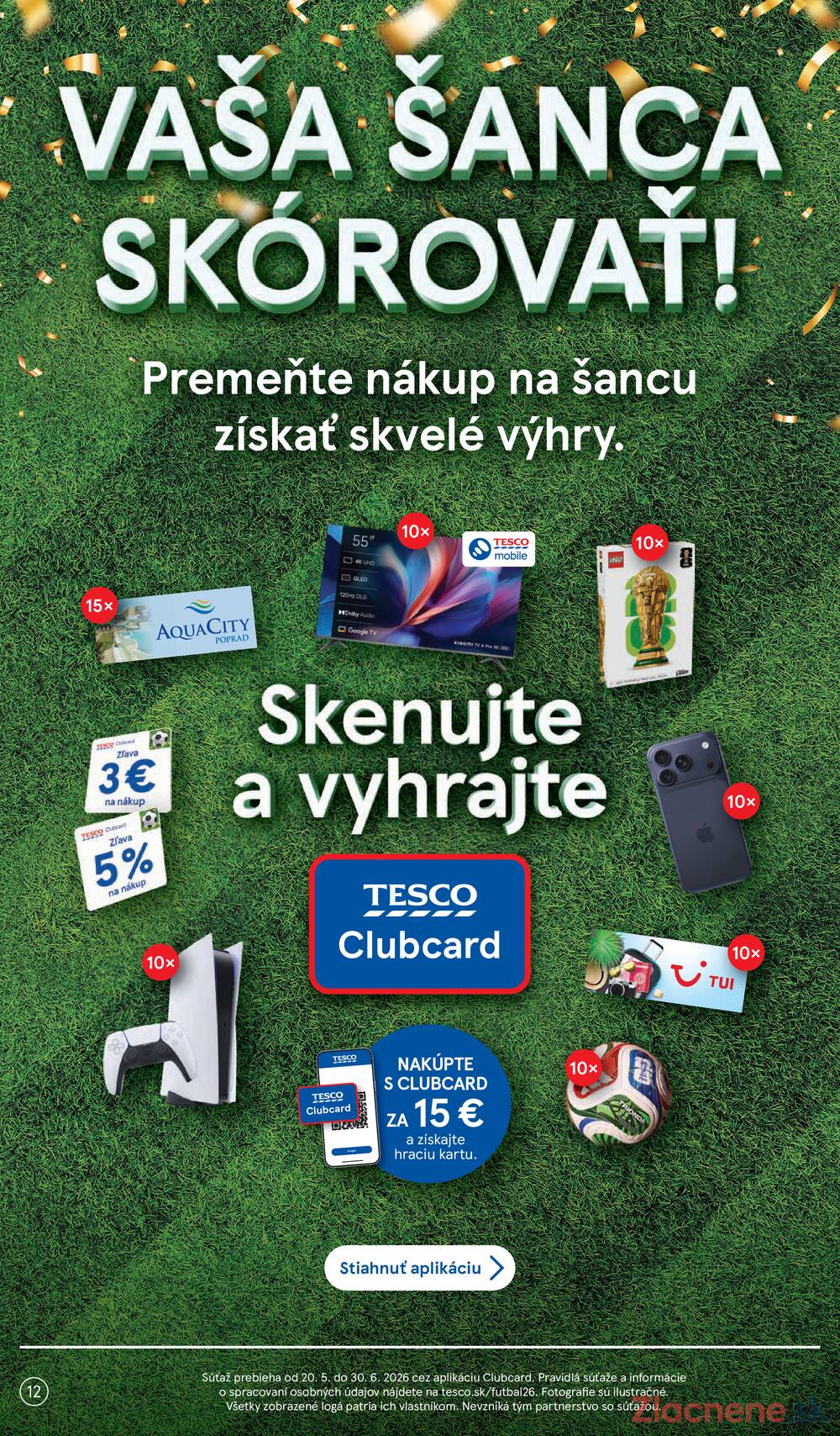 Tesco supermarkety od 10.6. do 16.6.2026