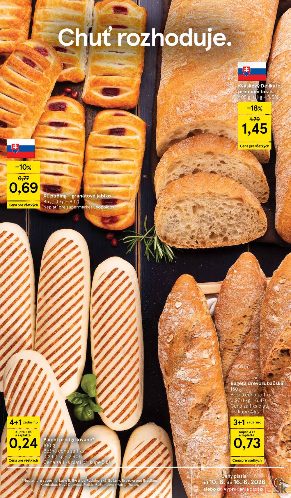 Tesco supermarkety od 10.6. do 16.6.2026