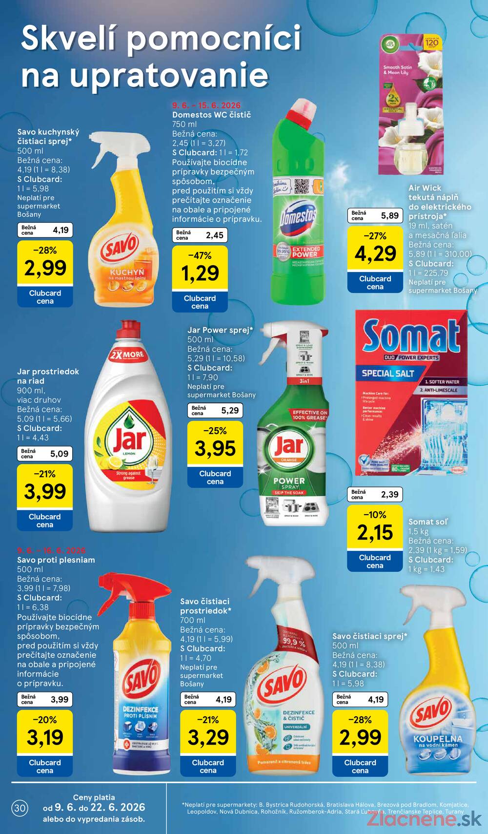 Leták Tesco - Tesco supermarkety od 10.6. do 16.6.2026 - strana 30