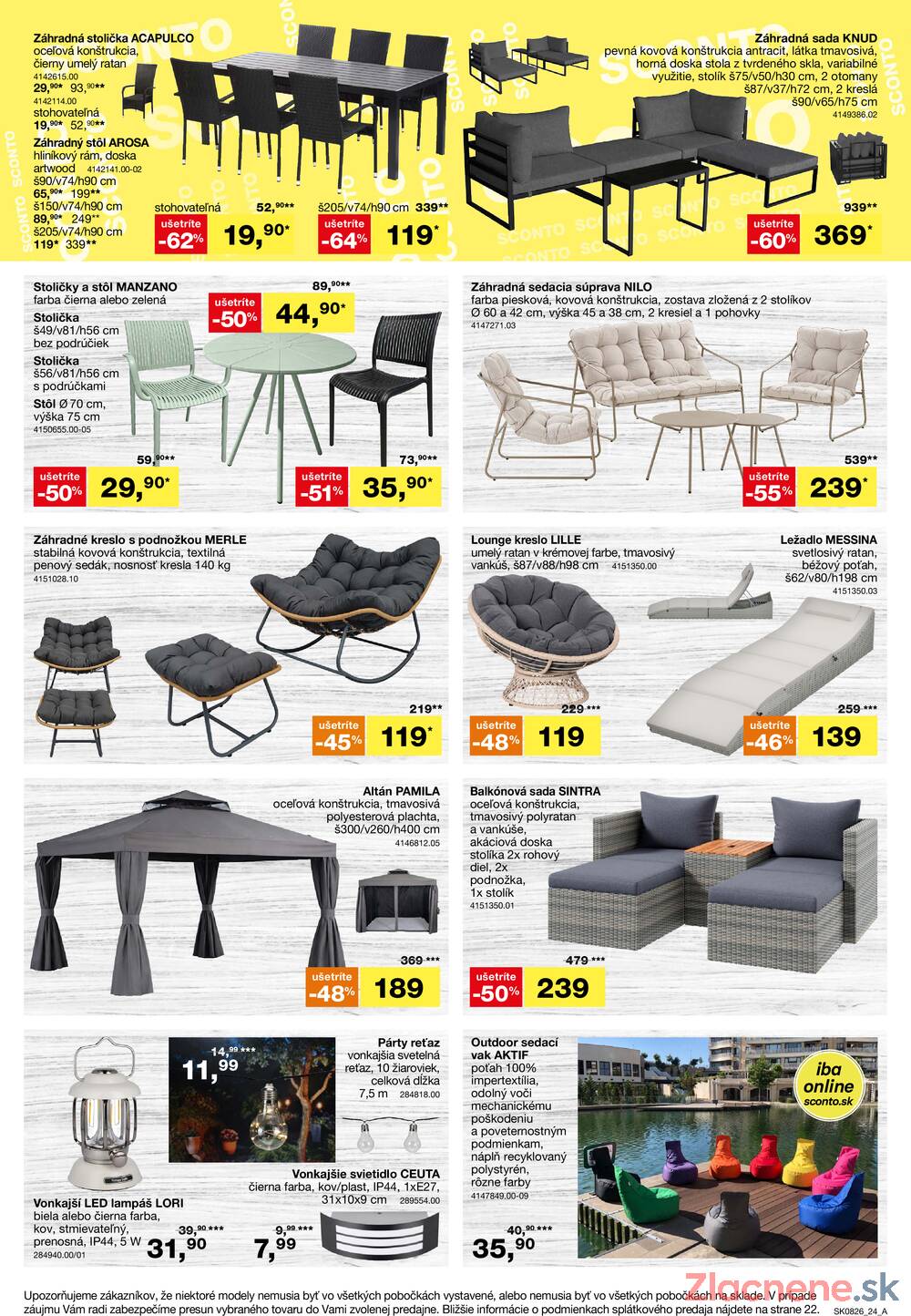 Leták SCONTO nábytok - Sconto nábytok od 17.6. do 14.7.2026 - strana 24 Leták SCONTO nábytok - Sconto nábytok od 17.6. do 14.7.2026 - strana 24
