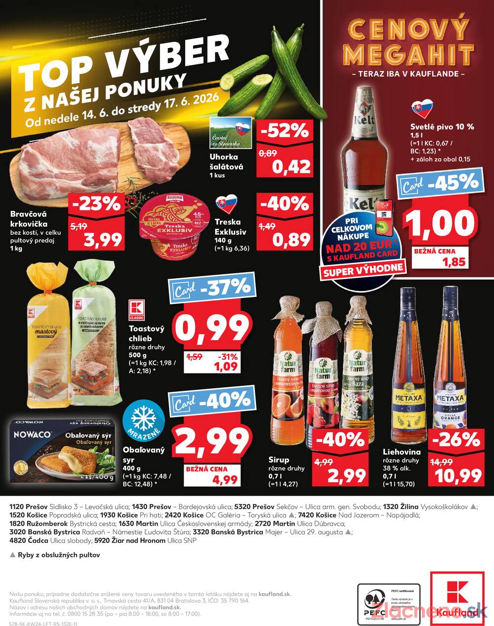 Kaufland 11.6. - 17.6. - Kaufland Žilina