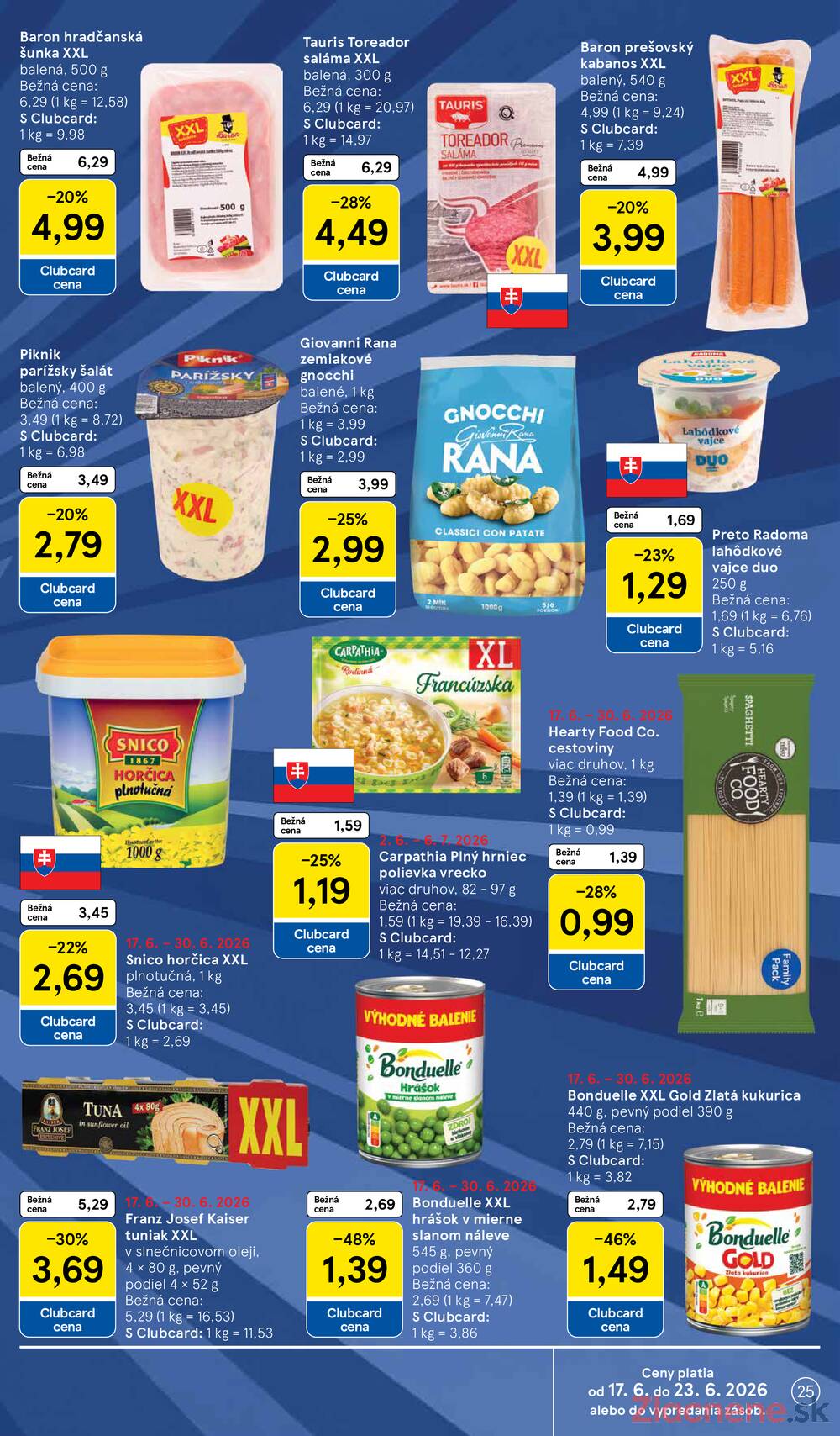 Tesco malé hypermarkety 17.6. - 23.6.