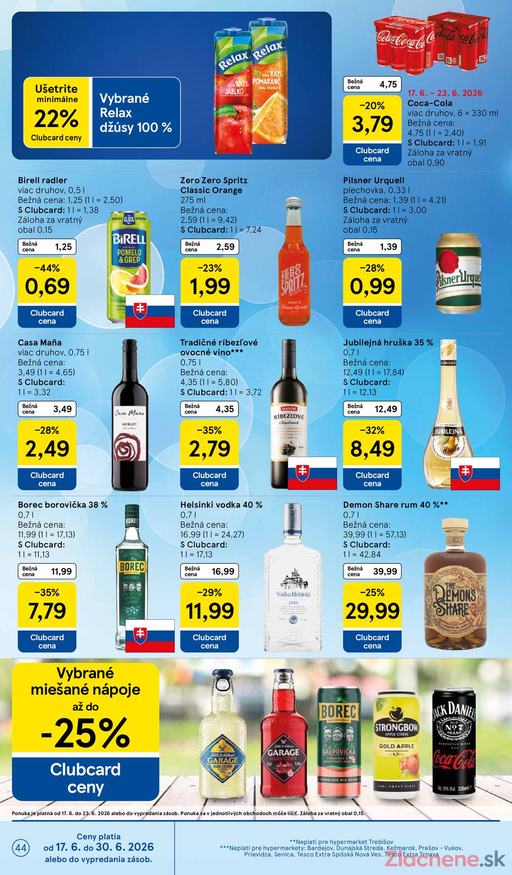 Tesco malé hypermarkety 17.6. - 23.6.