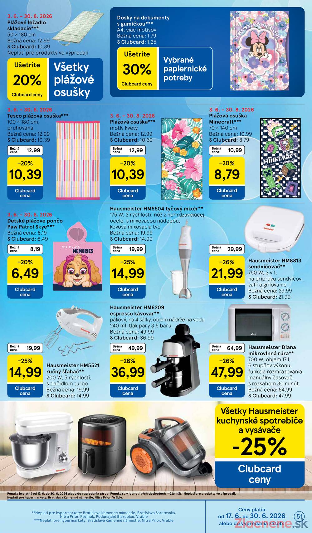 Tesco malé hypermarkety 17.6. - 23.6.