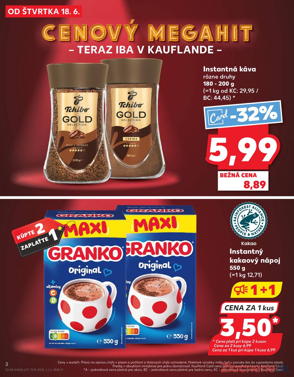 Leták Kaufland - Kaufland 18.6. - 24.6. - Kaufland Detva - strana 2 Leták Kaufland - Kaufland 18.6. - 24.6. - Kaufland Detva - strana 2