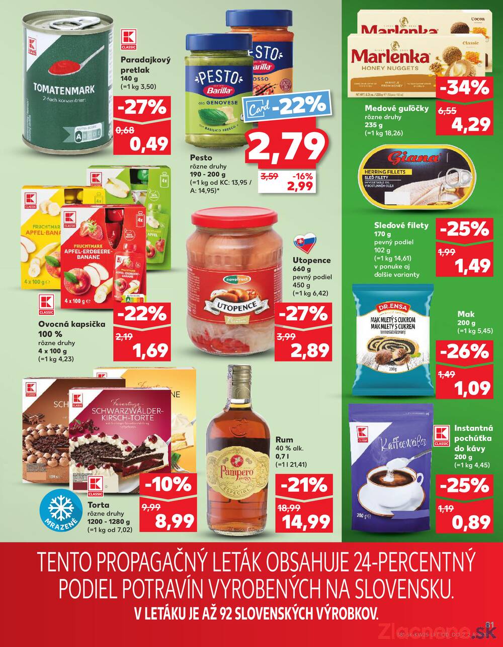 Kaufland 18.6. - 24.6. - Kaufland Bytča