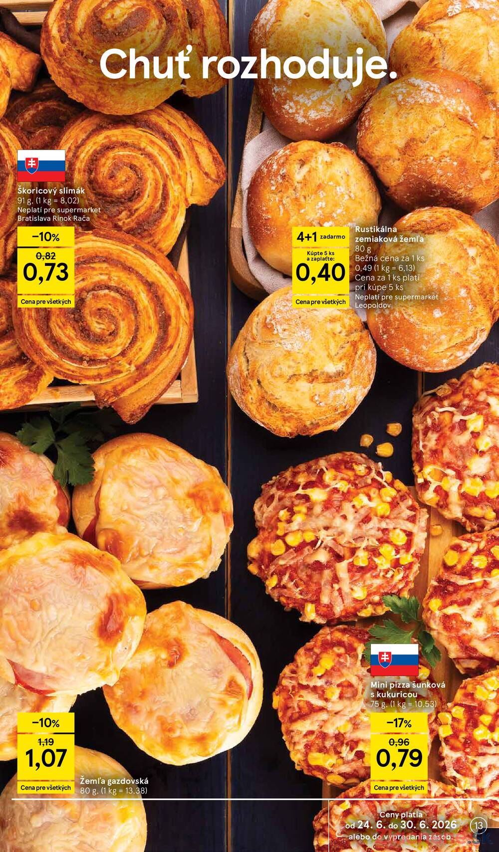 Tesco supermarkety od 24.6. do 30.6.2026