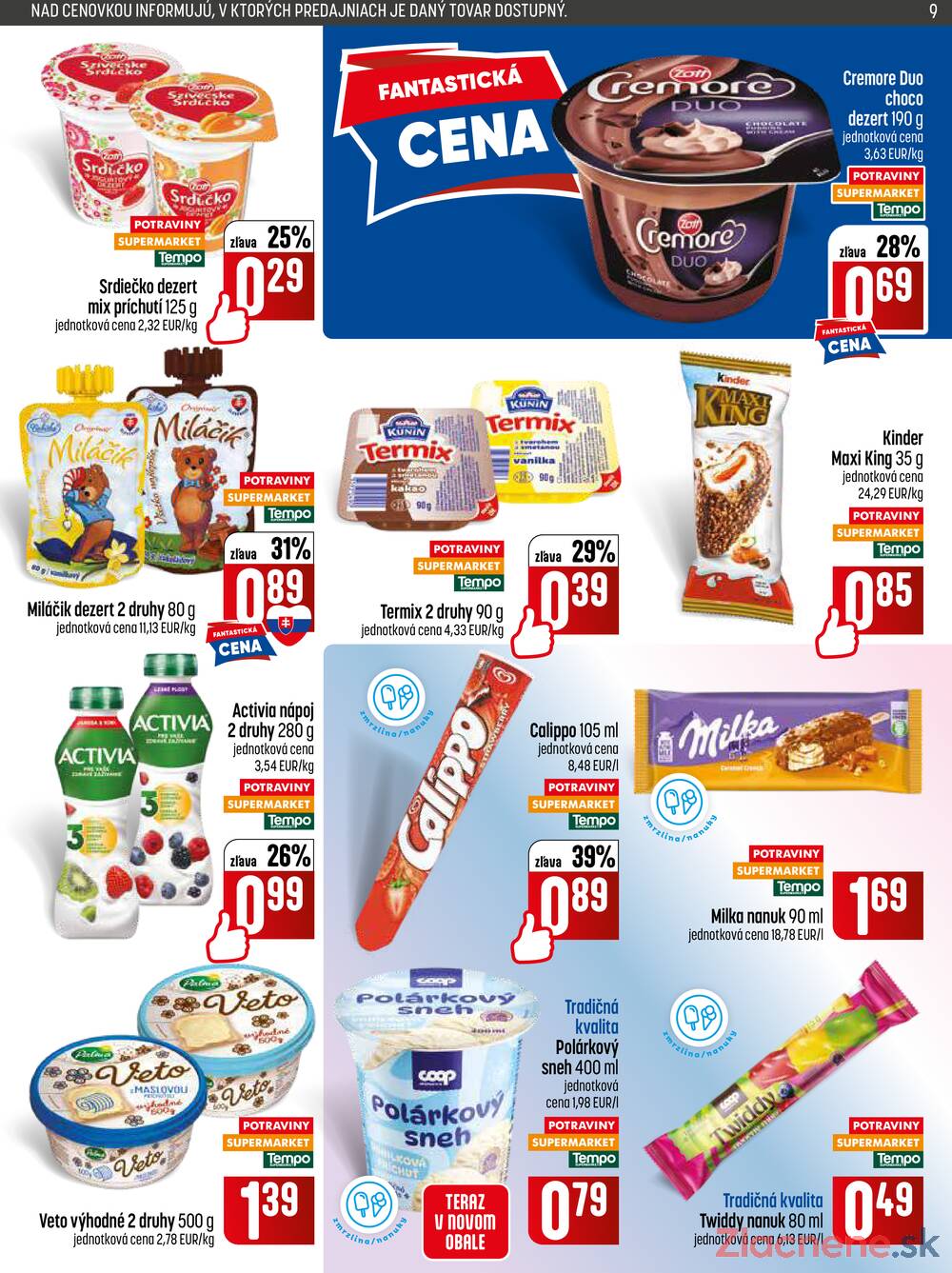Leták COOP Jednota Slovensko - COOP do 24.6. - strana 9 Leták COOP Jednota Slovensko - COOP do 24.6. - strana 9