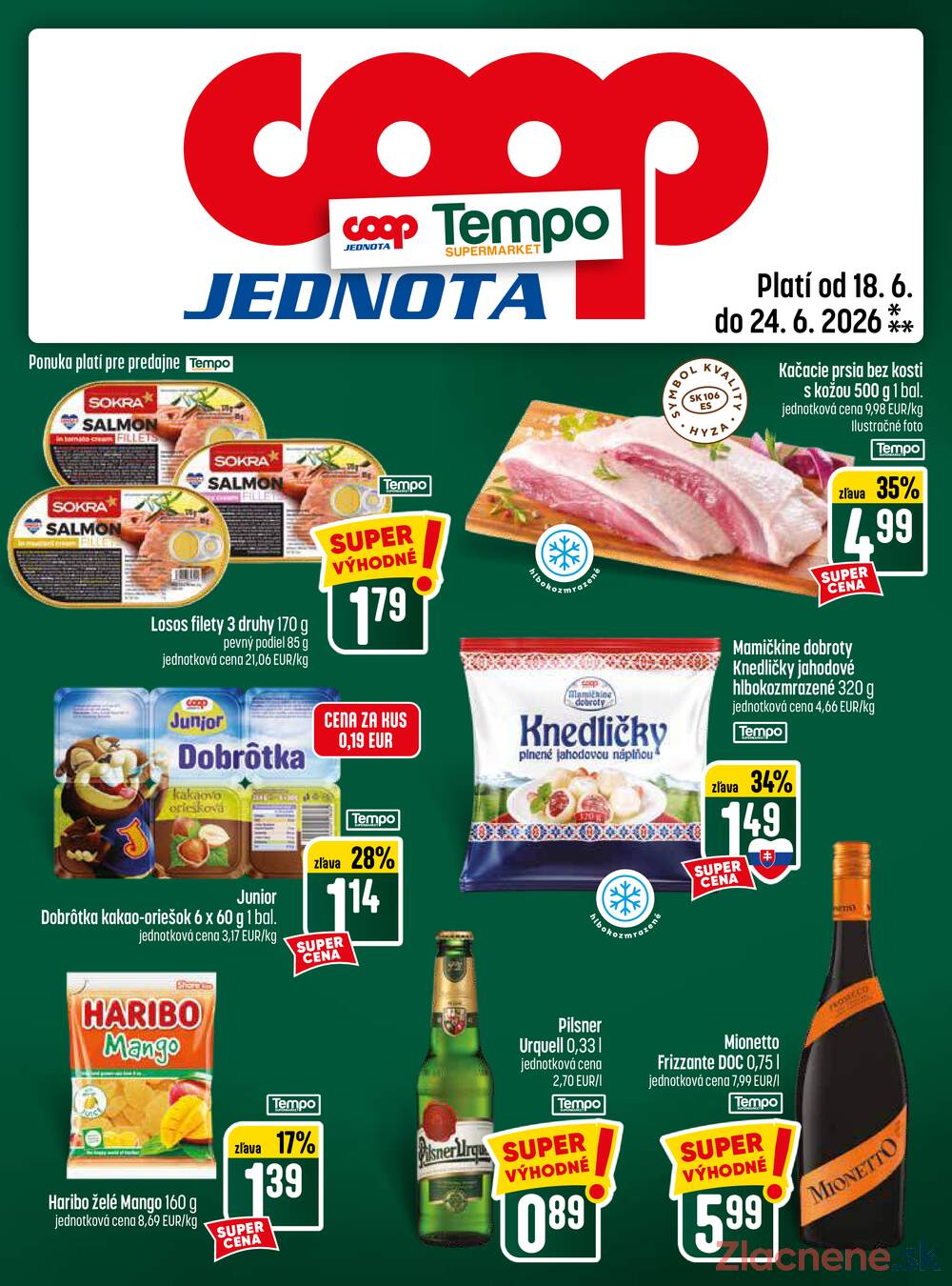Leták COOP Jednota Slovensko - COOP do 24.6. - strana 29 Leták COOP Jednota Slovensko - COOP do 24.6. - strana 29