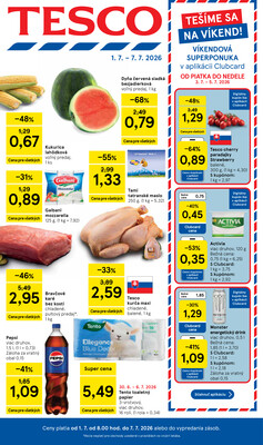 leták Tesco