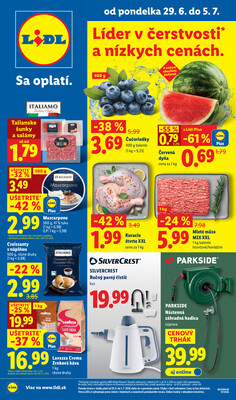 Leták Lidl 29.6. - 5.7.
