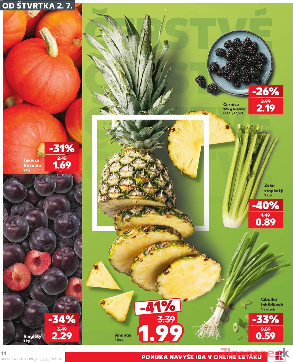 Leták Kaufland - Kaufland 2.7. - 8.7. - Kaufland Rimavská Sobota - strana 14 Leták Kaufland - Kaufland 2.7. - 8.7. - Kaufland Rimavská Sobota - strana 14