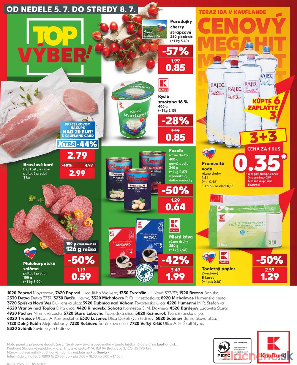 Leták Kaufland - Kaufland 2.7. - 8.7. - Kaufland Dolný Kubín - strana 80 Leták Kaufland - Kaufland 2.7. - 8.7. - Kaufland Dolný Kubín - strana 80