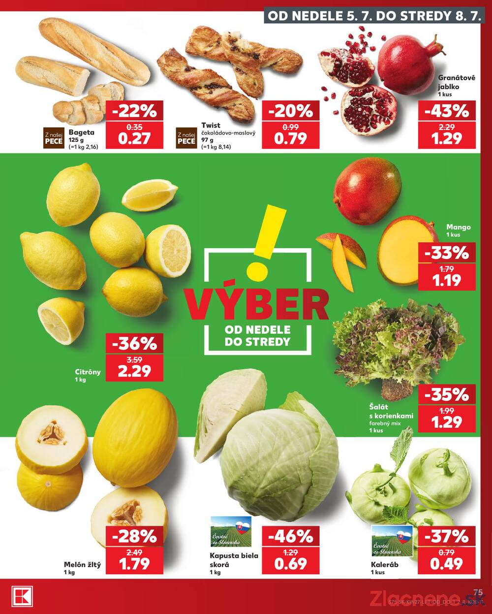 Leták Kaufland - Kaufland 2.7. - 8.7. - Kaufland Nitra - Čermáň - strana 75 Leták Kaufland - Kaufland 2.7. - 8.7. - Kaufland Nitra - Čermáň - strana 75