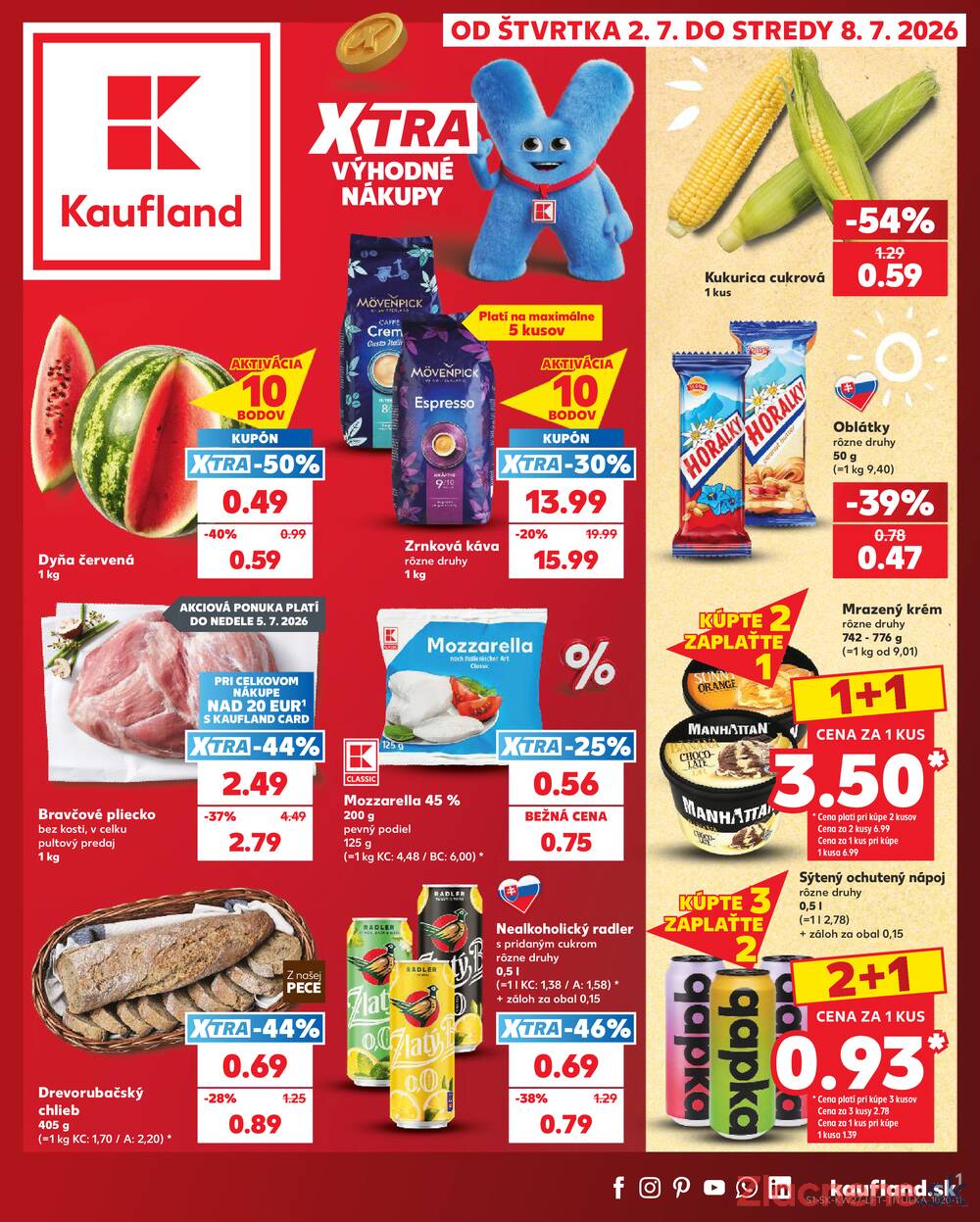 Leták Kaufland - Kaufland 2.7. - 8.7. - Kaufland (Kasárenská, Šamorín) - strana 1 Leták Kaufland - Kaufland 2.7. - 8.7. - Kaufland (Kasárenská, Šamorín) - strana 1