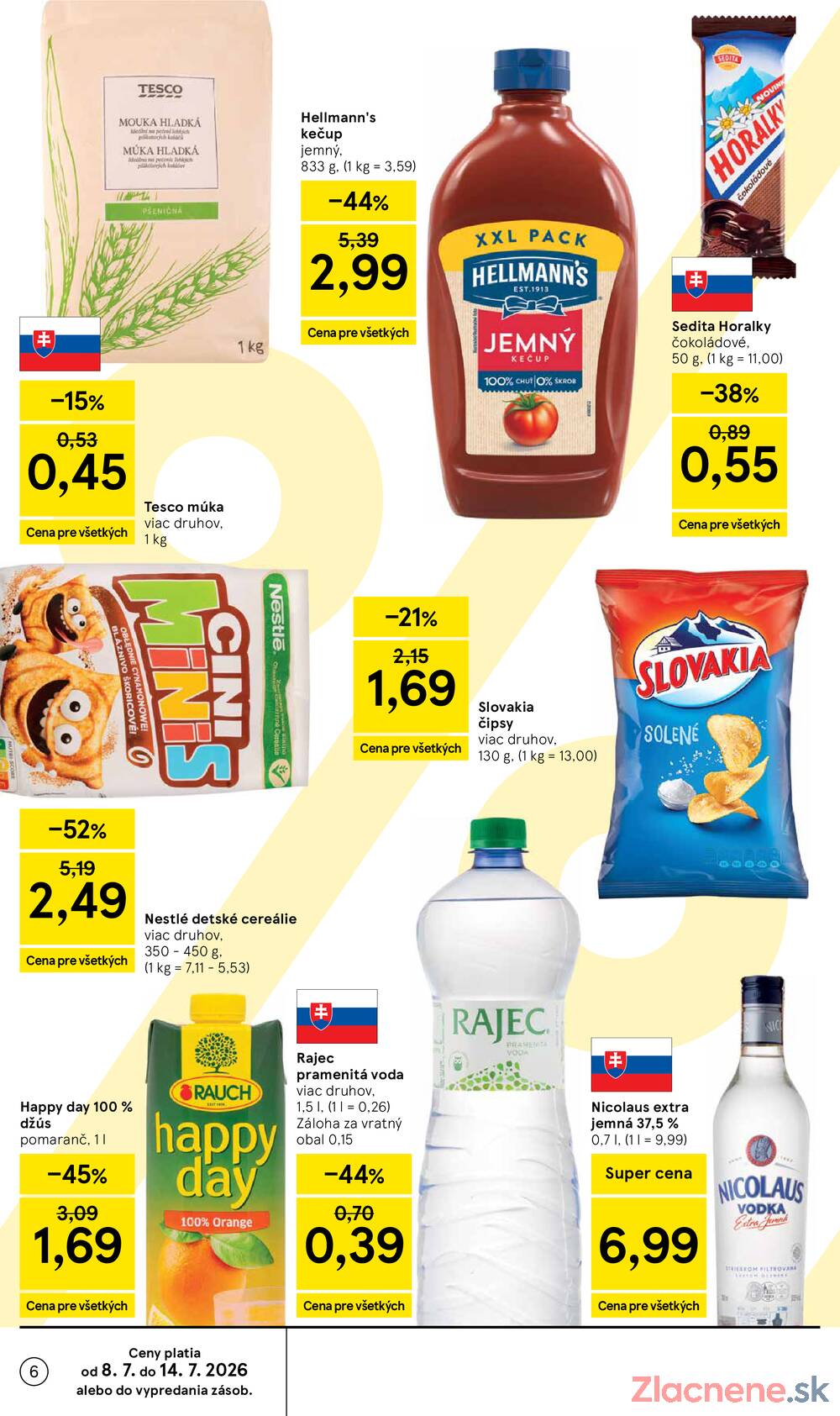 Leták Tesco - Tesco malé hypermarkety 8.7. - 14.7. - strana 6 Leták Tesco - Tesco malé hypermarkety 8.7. - 14.7. - strana 6