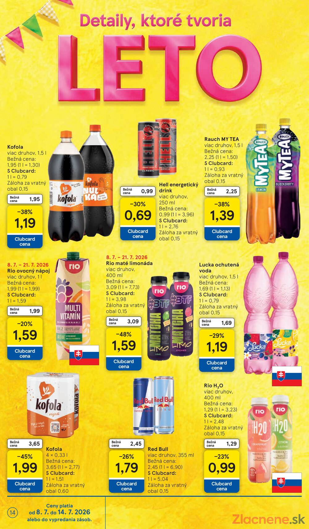 Leták Tesco - Tesco malé hypermarkety 8.7. - 14.7. - strana 14 Leták Tesco - Tesco malé hypermarkety 8.7. - 14.7. - strana 14