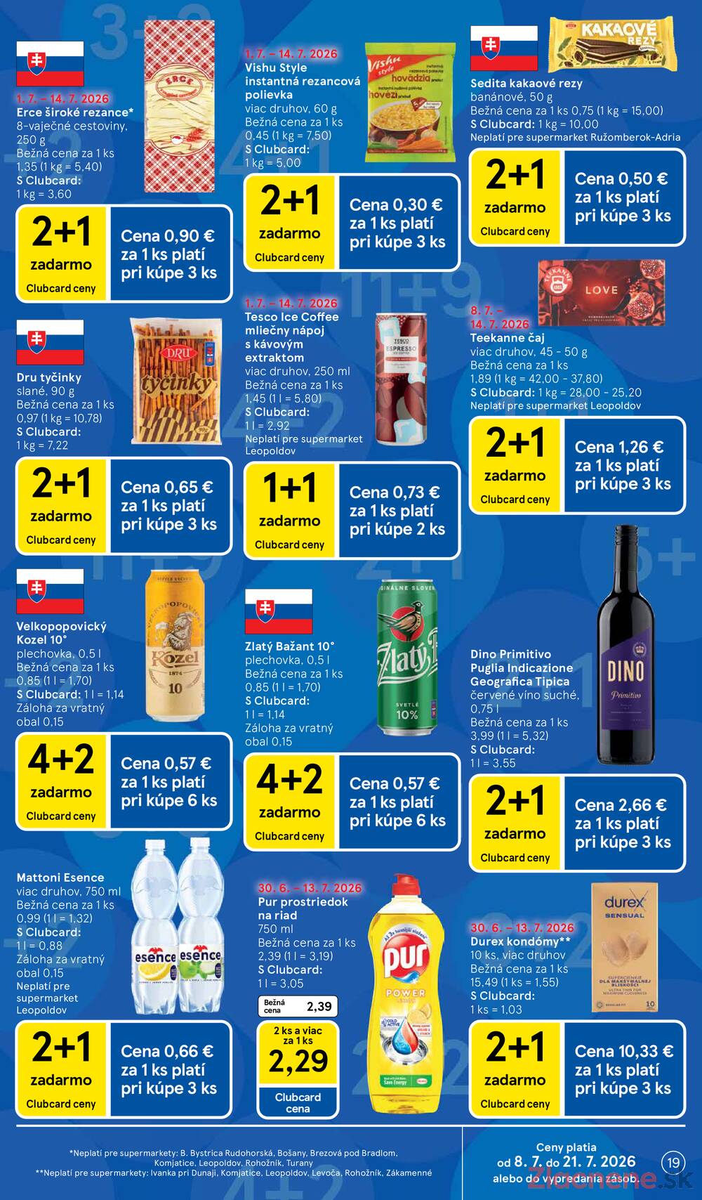 Leták Tesco - Tesco supermarkety od 8.7. do 14.7.2026 - strana 19 Leták Tesco - Tesco supermarkety od 8.7. do 14.7.2026 - strana 19