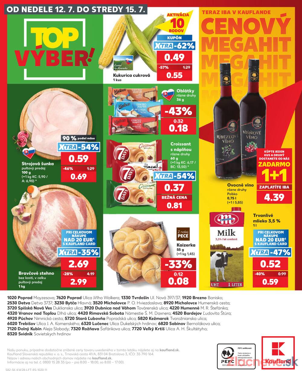 Leták Kaufland - Kaufland 9.7. - 15.7. - Kaufland Tvrdošín - strana 82 Leták Kaufland - Kaufland 9.7. - 15.7. - Kaufland Tvrdošín - strana 82