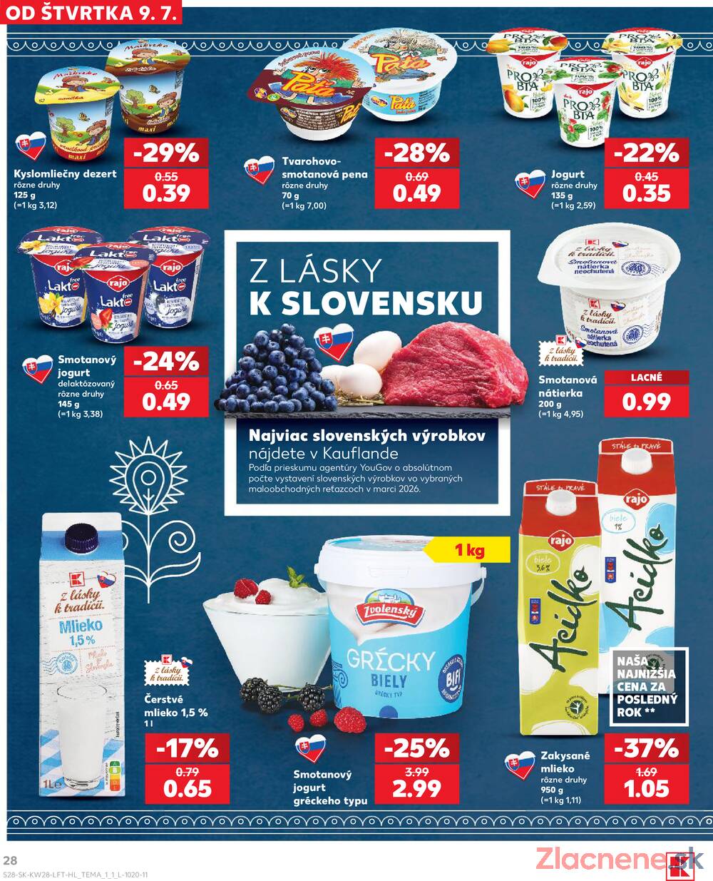 Kaufland 9.7. - 15.7. - Kaufland Vranov nad Topľou