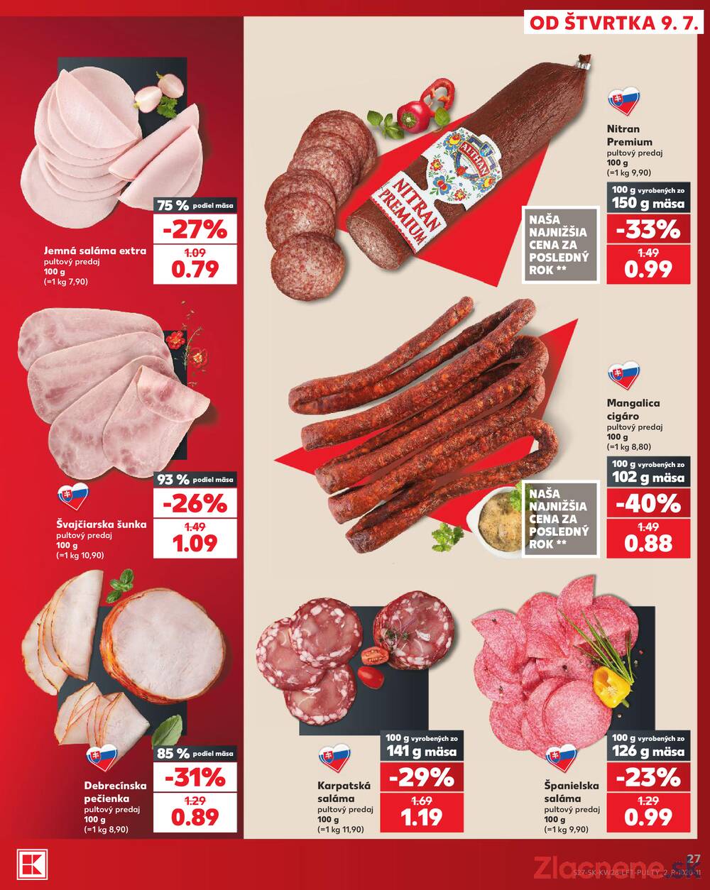 Kaufland 9.7. - 15.7. - Kaufland Rožňava