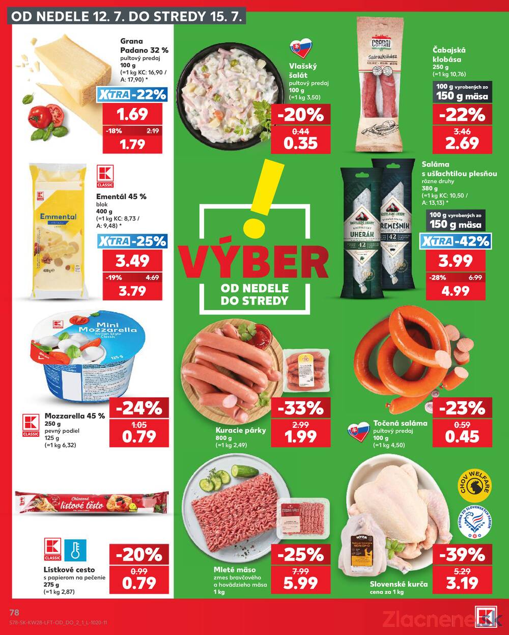 Leták Kaufland - Kaufland 9.7. - 15.7. - Kaufland Dunajská Streda - strana 78 Leták Kaufland - Kaufland 9.7. - 15.7. - Kaufland Dunajská Streda - strana 78
