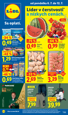 Leták Lidl do 12.7.