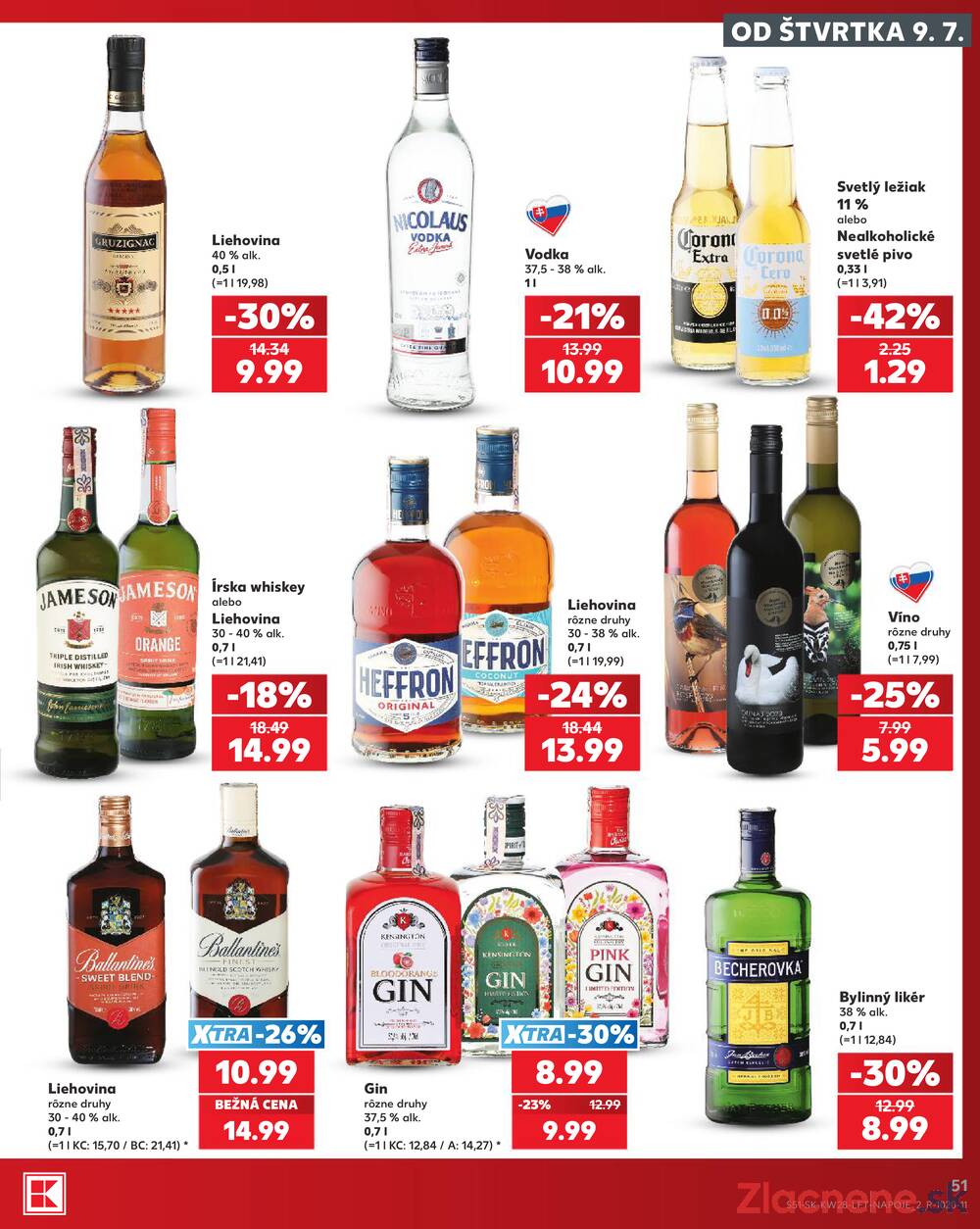 Kaufland 9.7. - 15.7. - Kaufland Skalica - Mallého