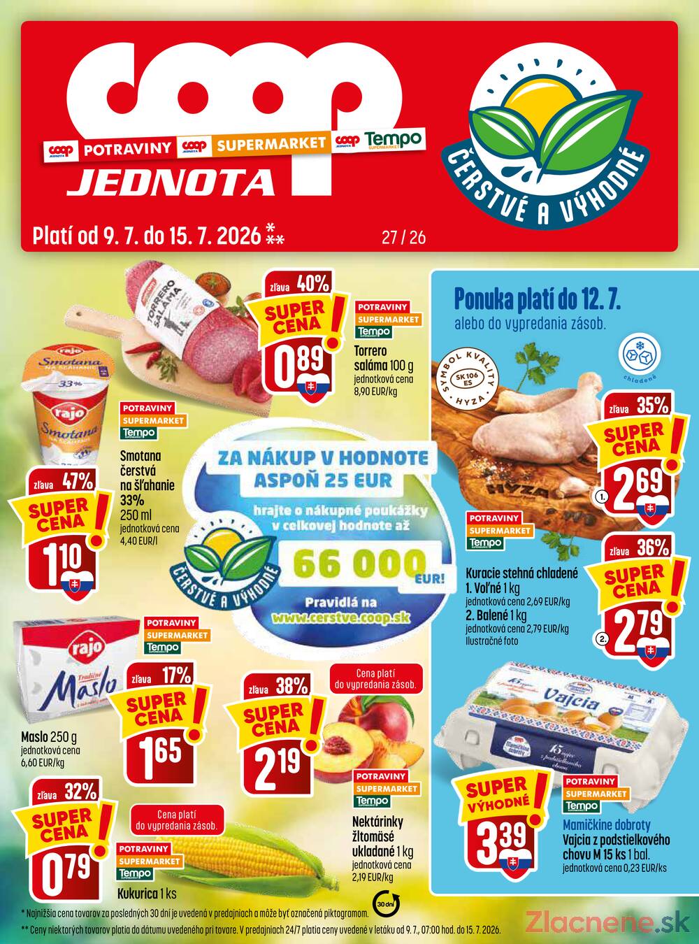 Leták COOP Jednota Slovensko - COOP do 15.7. - strana 1 Leták COOP Jednota Slovensko - COOP do 15.7. - strana 1