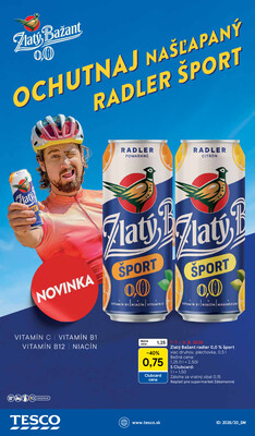 Tesco supermarkety od 15.7. do 21.7.2026