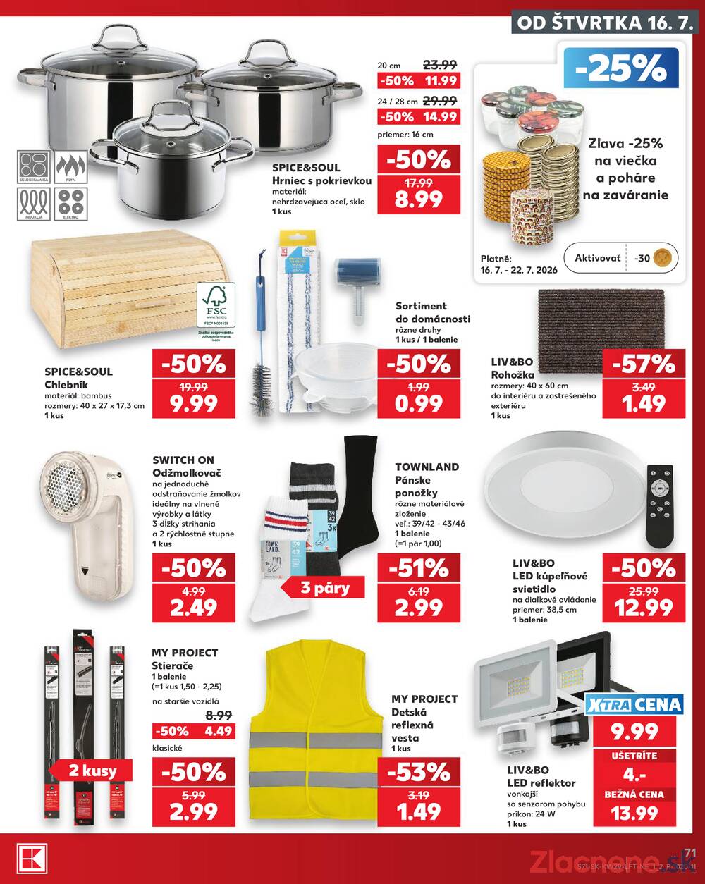 Leták Kaufland - Kaufland 16.7. - 22.7. - Kaufland Trebišov - strana 71 Leták Kaufland - Kaufland 16.7. - 22.7. - Kaufland Trebišov - strana 71