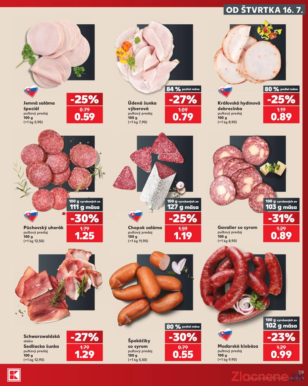 Kaufland 16.7. - 22.7. - Kaufland Rožňava