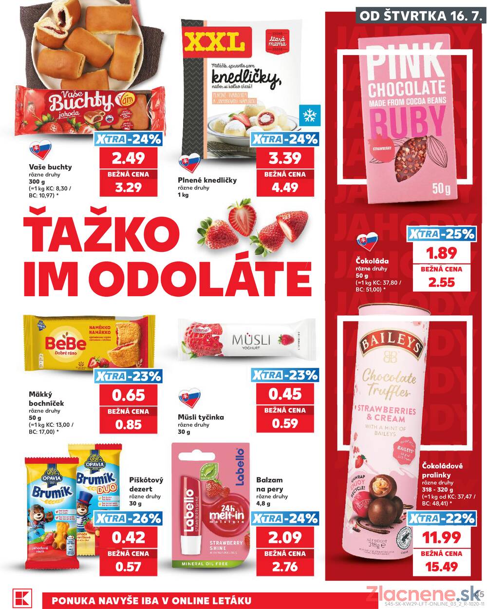 Kaufland 16.7. - 22.7. - Kaufland (A. H. Škultétyho, Veľký Krtíš)