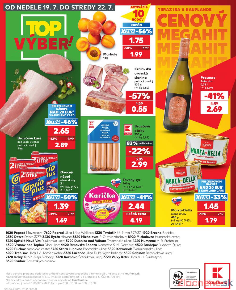 Kaufland 16.7. - 22.7. - Kaufland (A. H. Škultétyho, Veľký Krtíš)