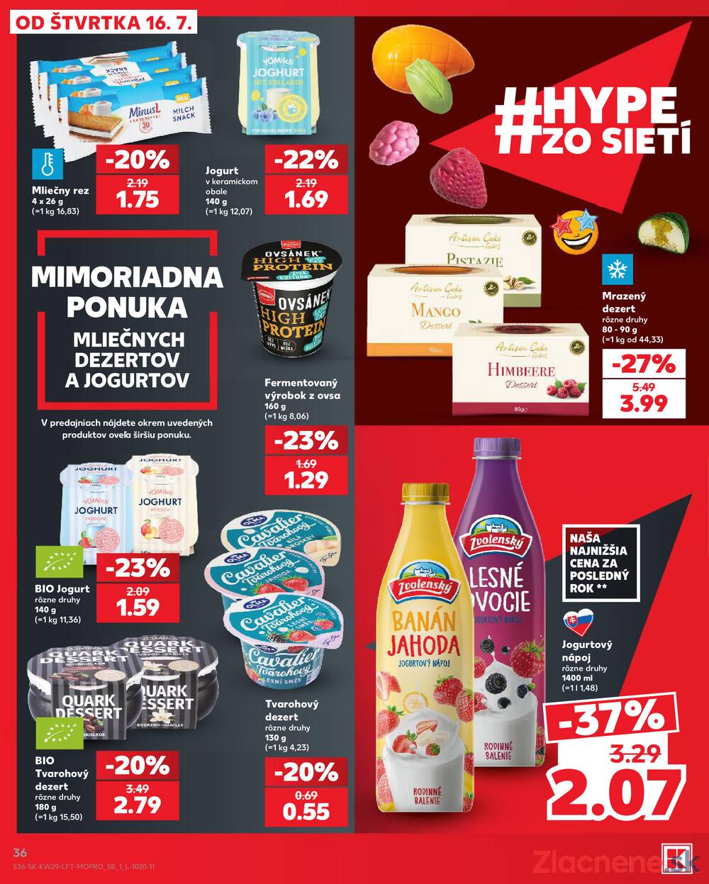 Leták Kaufland - Kaufland 16.7. - 22.7. - Kaufland Bratislava - Bory - strana 36