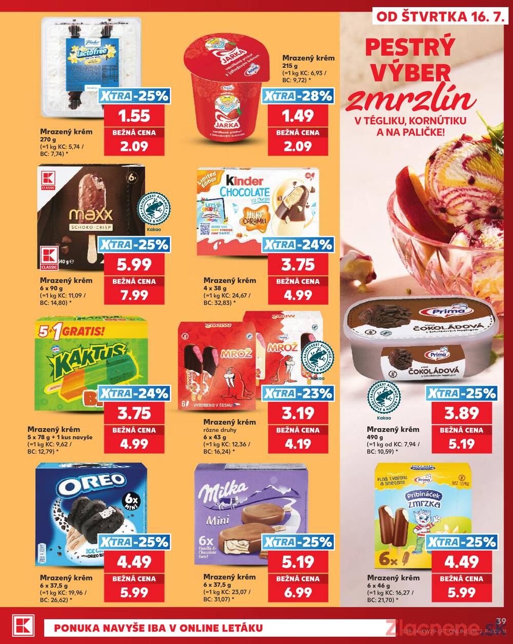Kaufland 16.7. - 22.7. - Kaufland Bratislava - Podunajské Biskupice