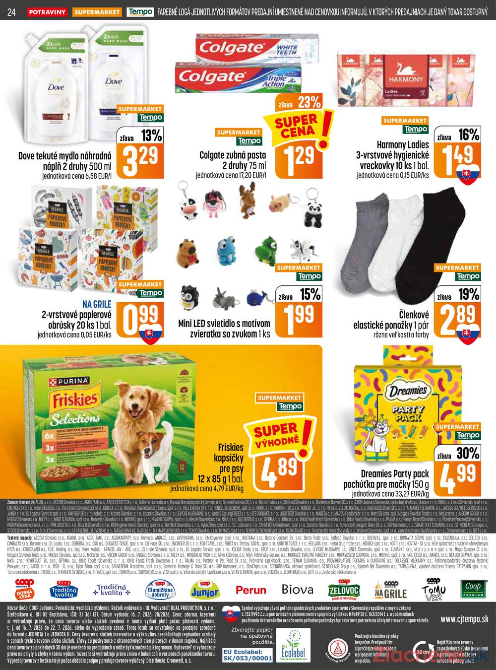 Leták COOP Jednota Slovensko - COOP do 22.7. - strana 24 Leták COOP Jednota Slovensko - COOP do 22.7. - strana 24