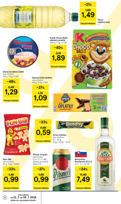 Tesco supermarkety od 22.7. do 28.7.2026