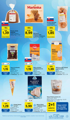 Tesco supermarkety od 22.7. do 28.7.2026