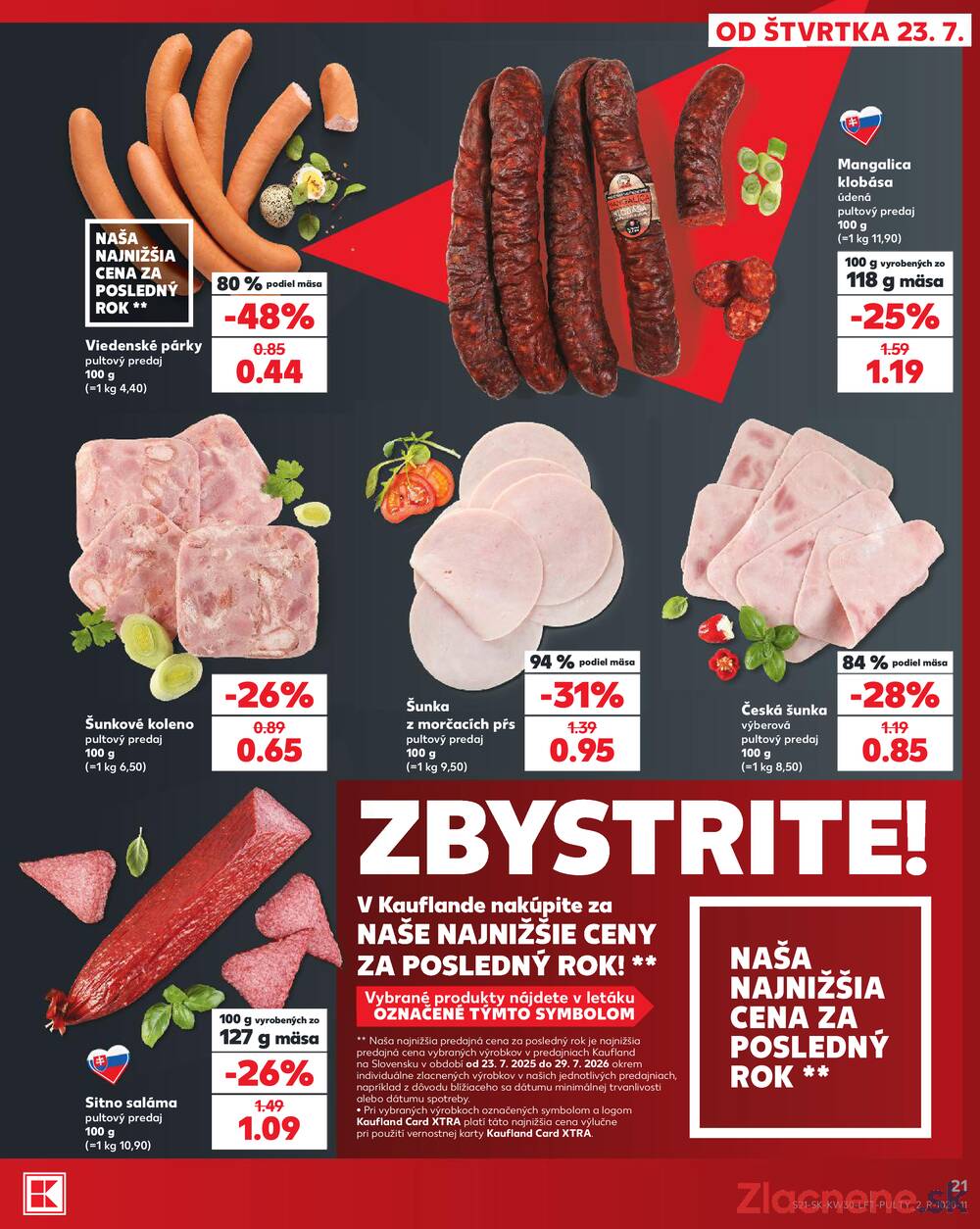 Kaufland 23.7. - 29.7. - Kaufland Púchov