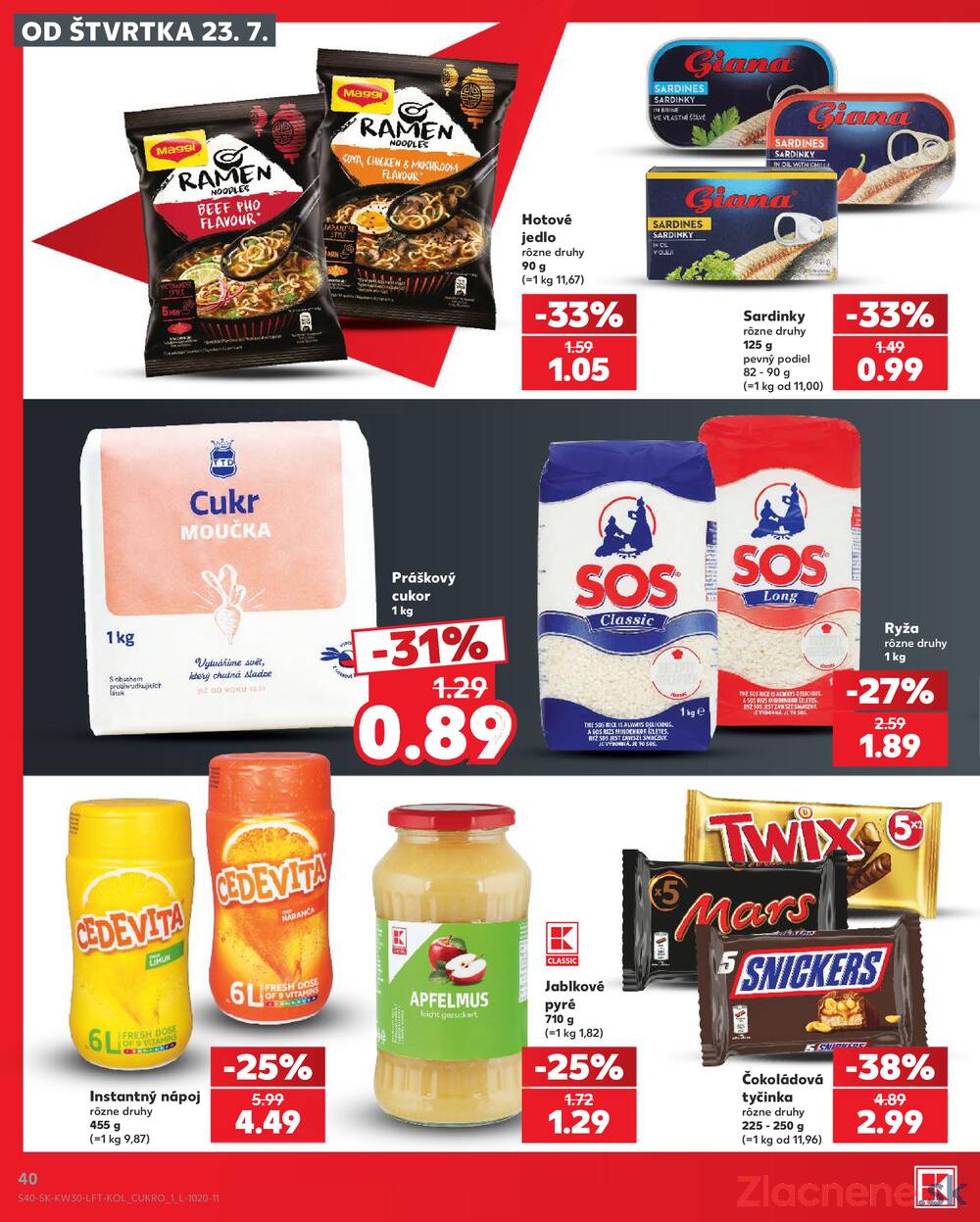 Leták Kaufland - Kaufland 23.7. - 29.7. - Kaufland Stará Ľubovňa - strana 40