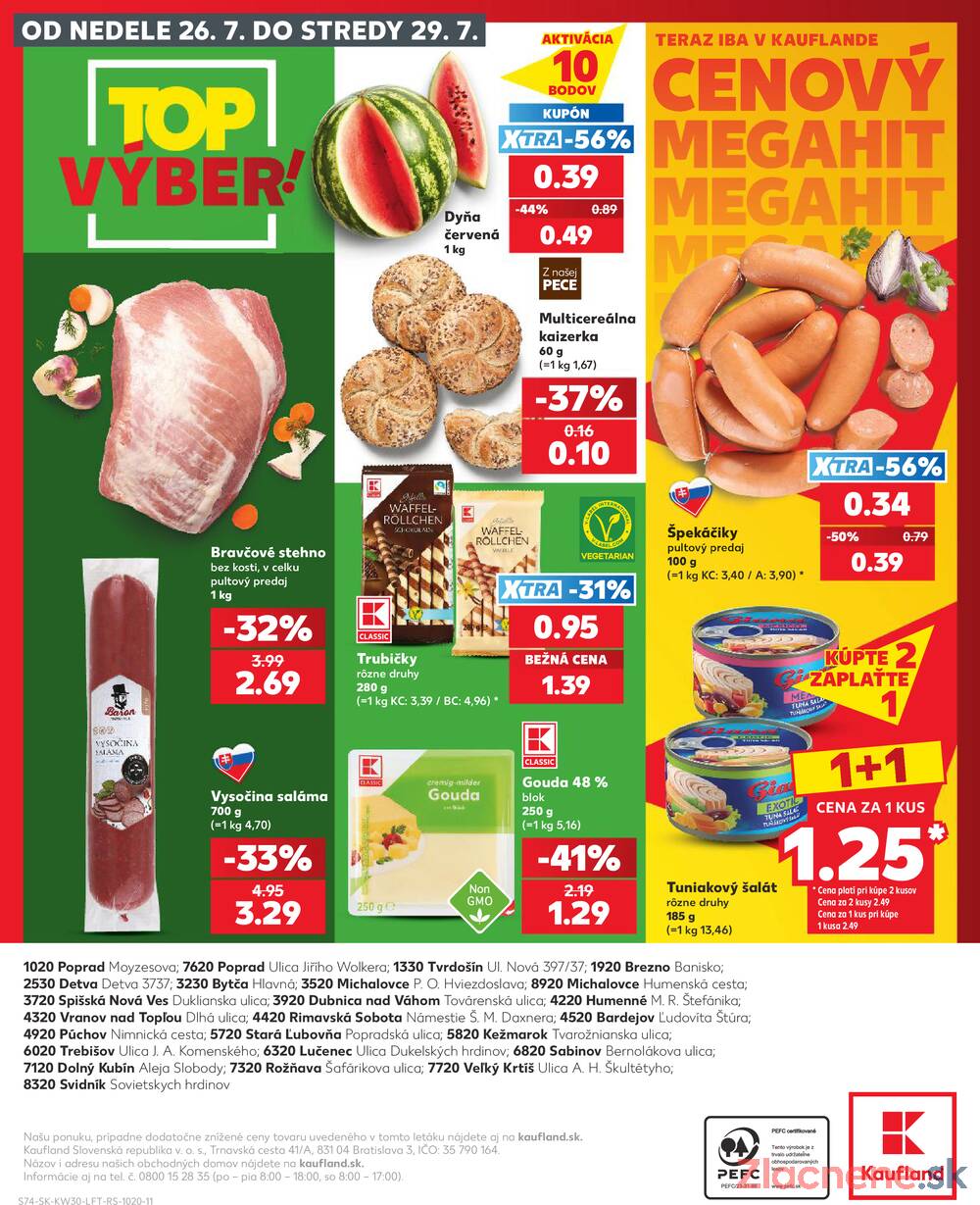 Leták Kaufland - Kaufland 23.7. - 29.7. - Kaufland Trebišov - strana 74 Leták Kaufland - Kaufland 23.7. - 29.7. - Kaufland Trebišov - strana 74
