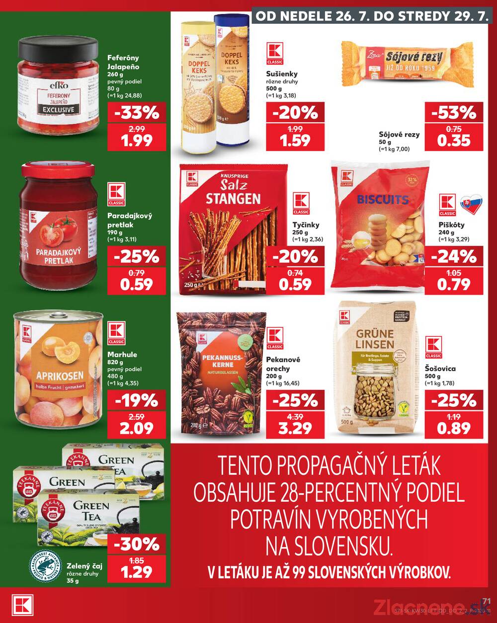 Leták Kaufland - Kaufland 23.7. - 29.7. - Kaufland Lučenec - strana 71 Leták Kaufland - Kaufland 23.7. - 29.7. - Kaufland Lučenec - strana 71