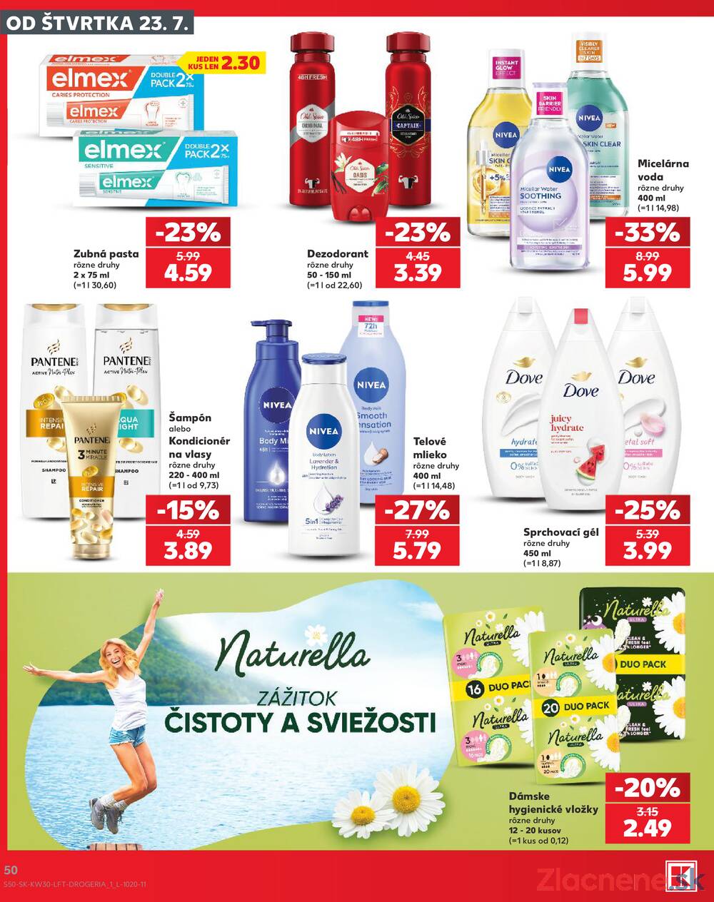 Leták Kaufland - Kaufland 23.7. - 29.7. - Kaufland Poprad - Jiřího Wolkera - strana 50