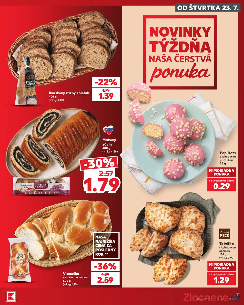 Leták Kaufland - Kaufland 23.7. - 29.7. - Kaufland Michalovce (Humenská cesta) - strana 11
