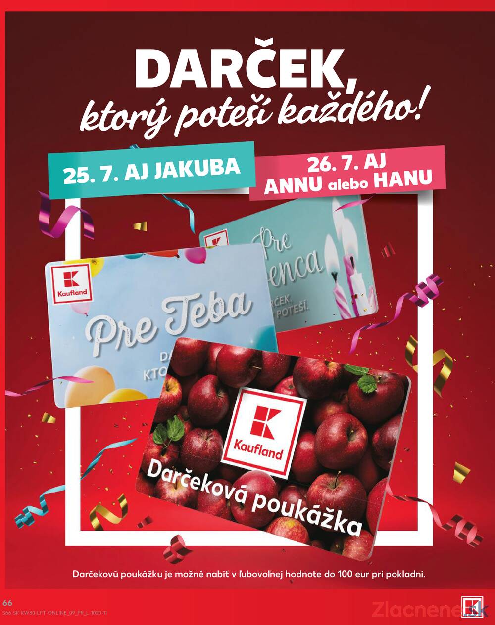 Leták Kaufland - Kaufland 23.7. - 29.7. - Kaufland Michalovce (Humenská cesta) - strana 66