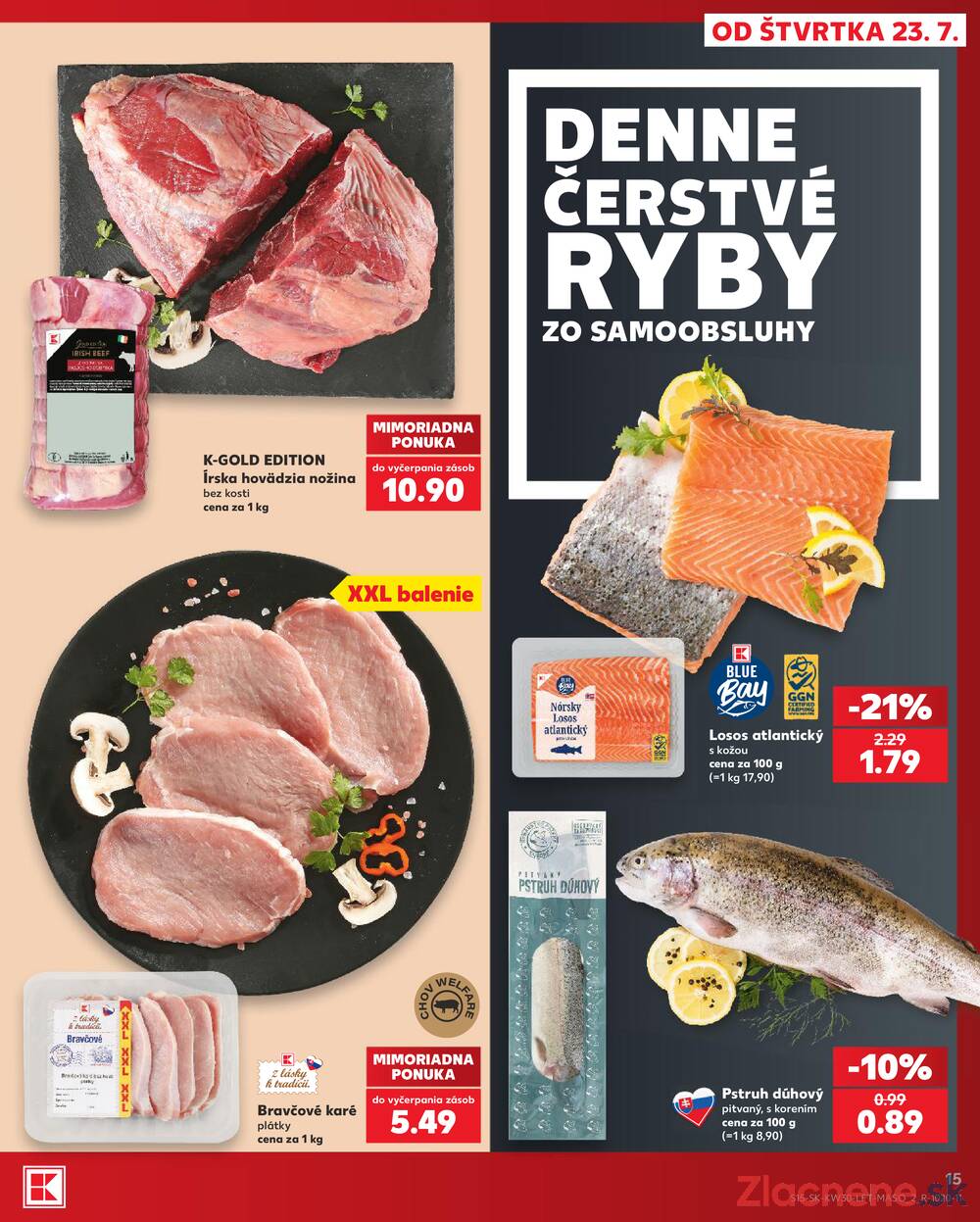 Leták Kaufland - Kaufland 23.7. - 29.7. - Kaufland Dunajská Streda - strana 15