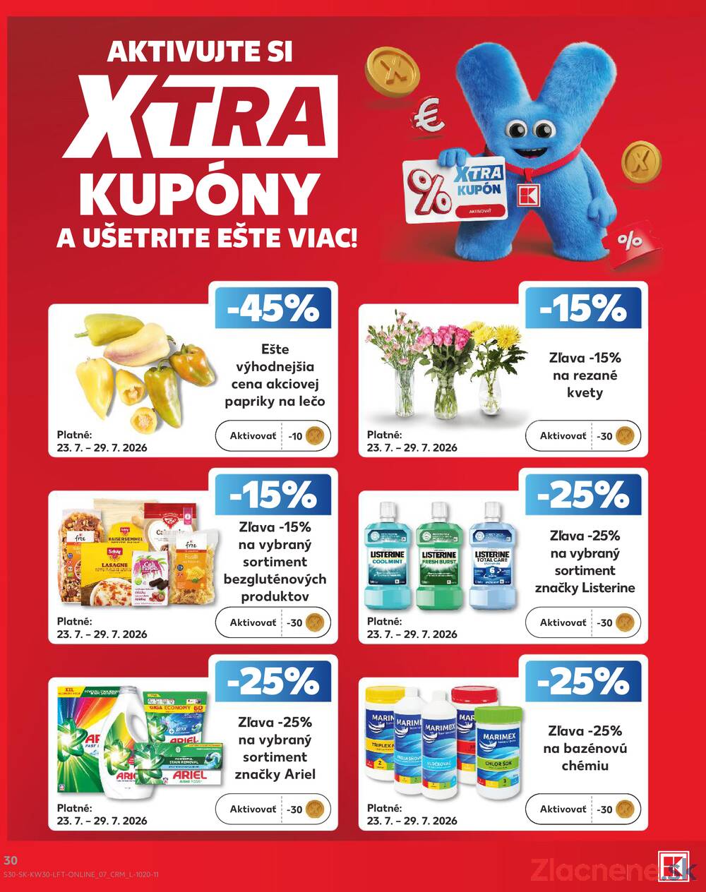 Leták Kaufland - Kaufland 23.7. - 29.7. - Kaufland Veľký Meder - strana 30