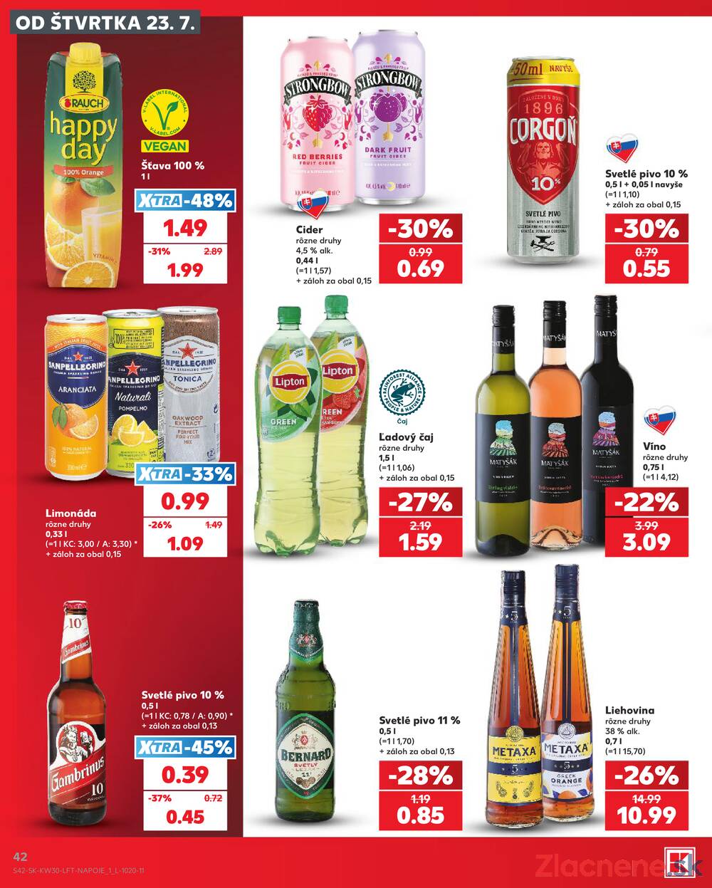 Kaufland 23.7. - 29.7. - Kaufland Bánovce nad Bebravou