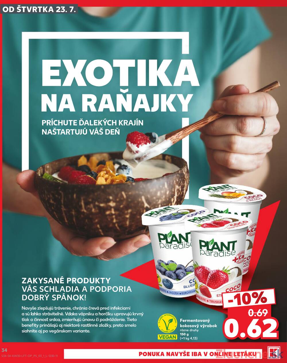 Leták Kaufland - Kaufland 23.7. - 29.7. - Kaufland Považská Bystrica - Centrum - strana 34